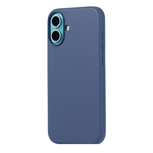 Liquid Silicone MagSafe Case for iPhone 16 I Blue