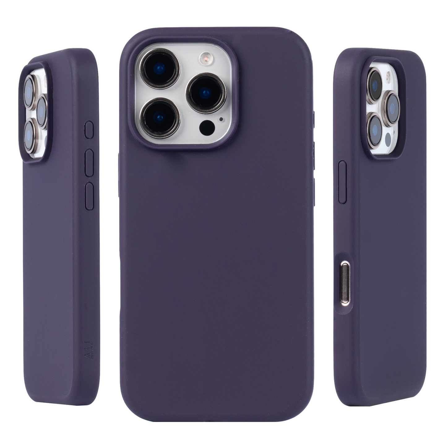 Liquid Silicone MagSafe Case for iPhone 16 Pro I Purple