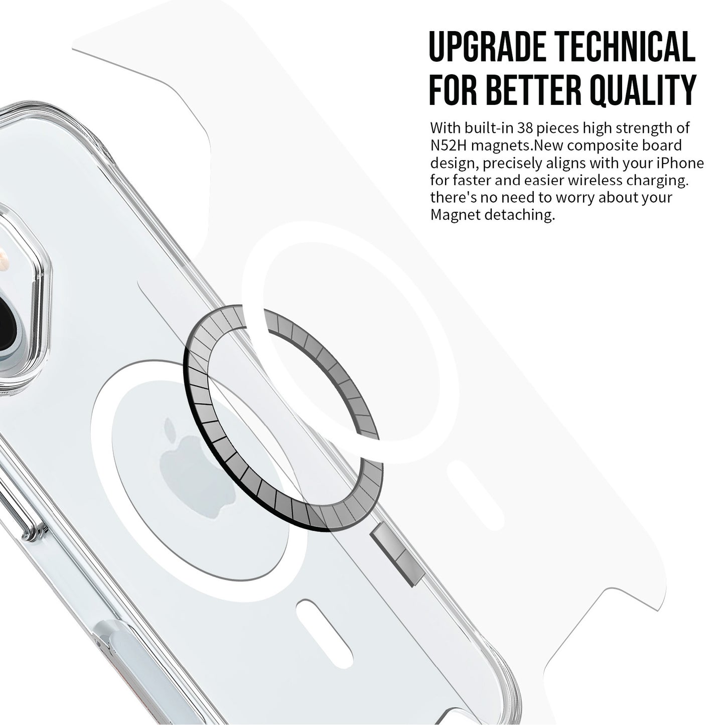 Space MagSafe Casefor iPhone 16 I Transparent