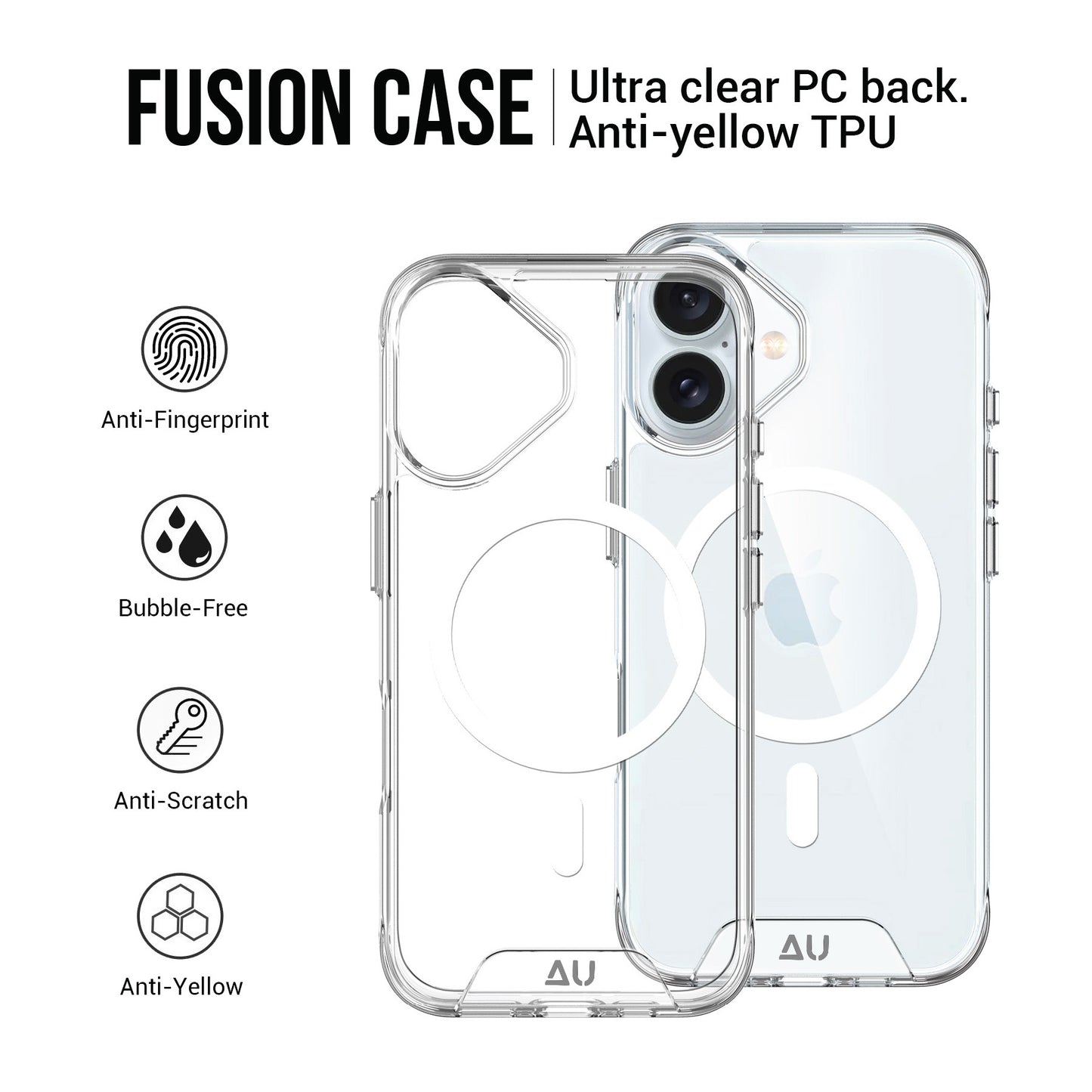 Space MagSafe Case for iPhone 16 Plus I Transparent