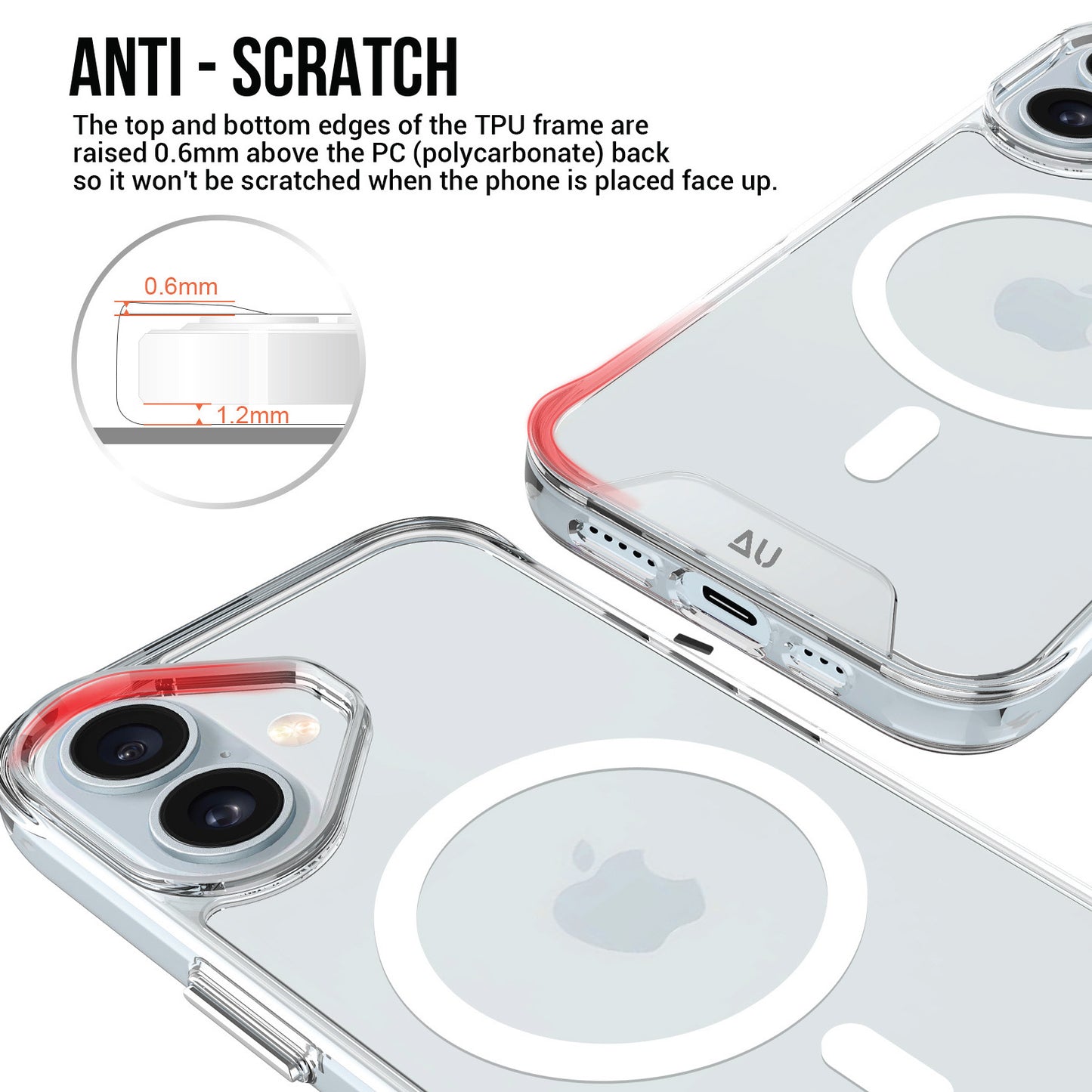 Space MagSafe Case for iPhone 16 Plus I Transparent