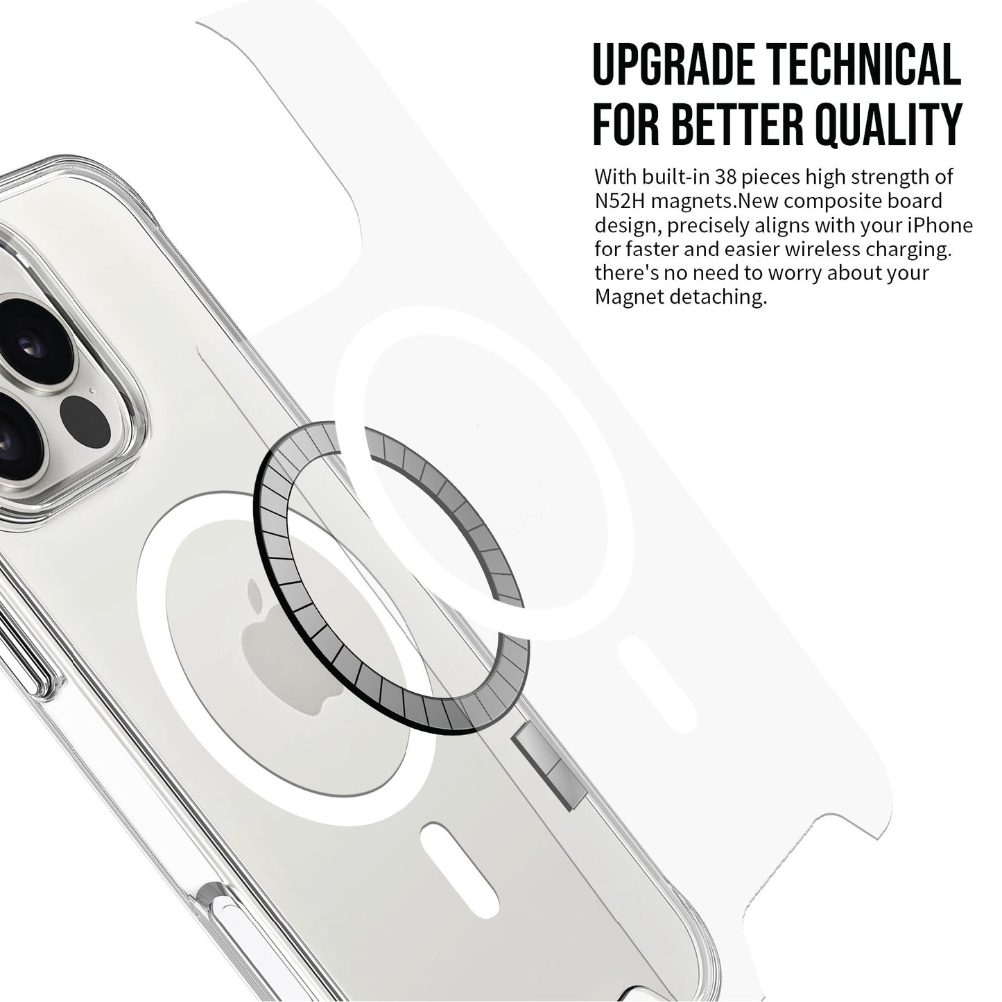 Space MagSafe Case for iPhone 16 Pro Max I Transparent
