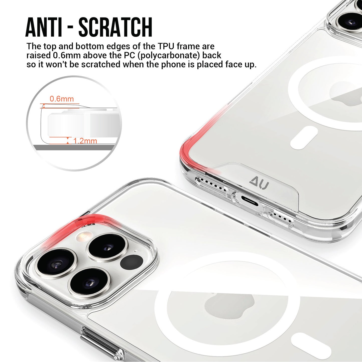 Space MagSafe Case for iPhone 16 Pro I Transparent