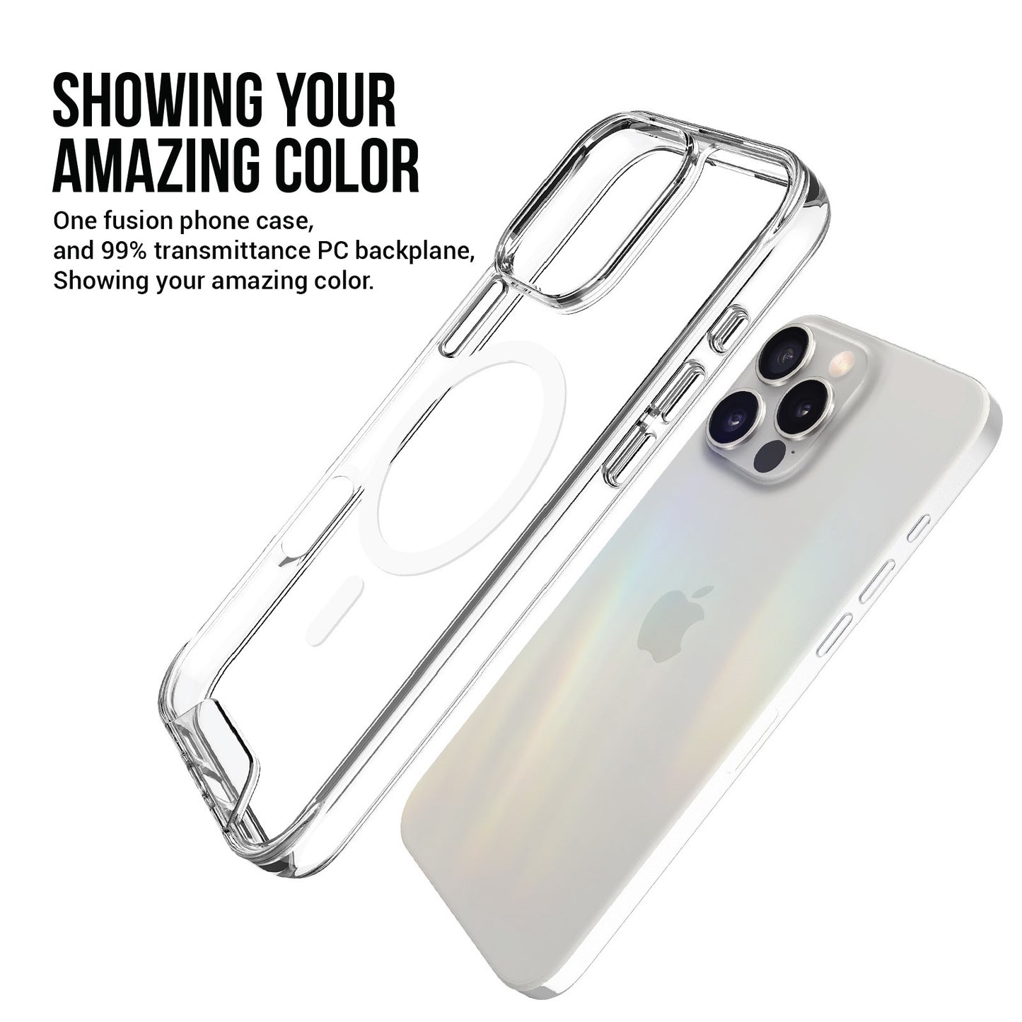Space MagSafe Case for iPhone 16 Pro Max I Transparent