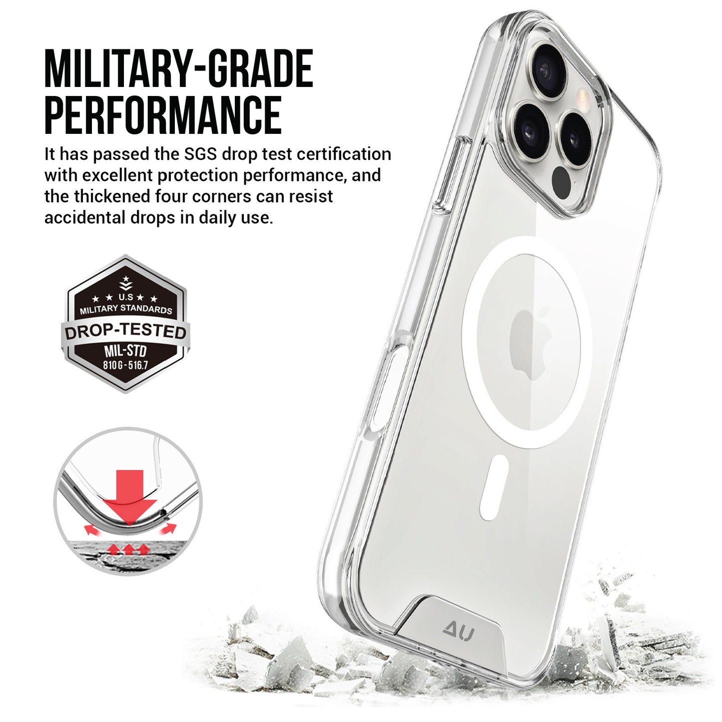 Space MagSafe Case for iPhone 16 Pro Max I Transparent