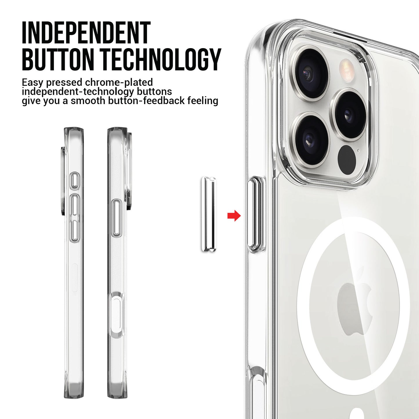 Space MagSafe Case for iPhone 16 Pro Max I Transparent